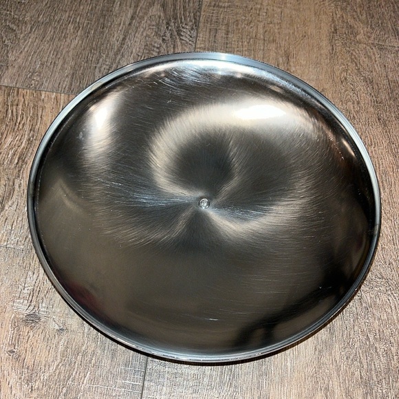 Vintage United Metal Stripe Ice Bucket Chrome Finish with Aluminum Inner Bucket - Picture 6 of 8